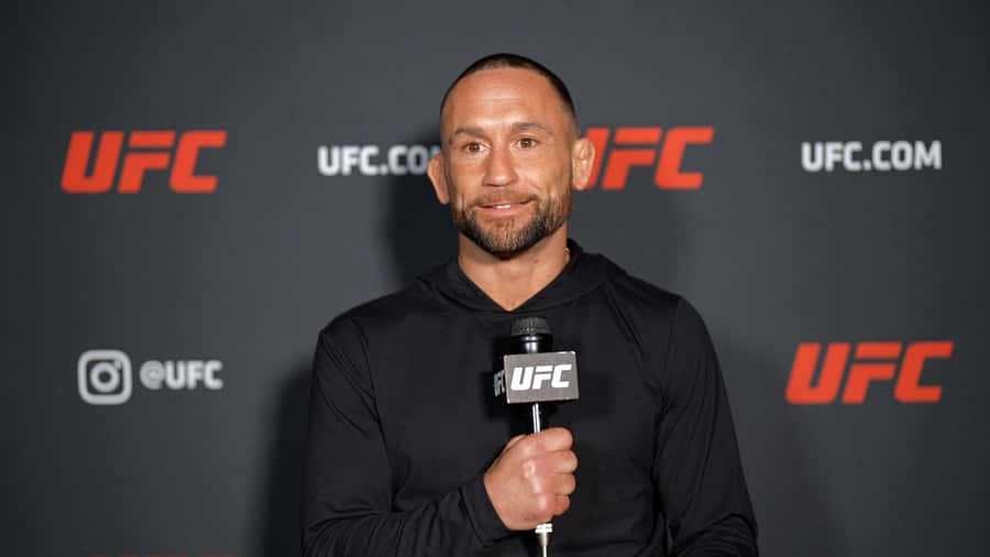 American Ufc Fighter Frankie Edgar Fight Week Interview Wallpaper
