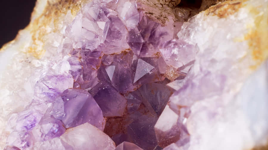Amethyst Gemstone Photography Wallpaper