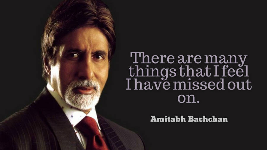 Amitabh Bachchan Quote Wallpaper