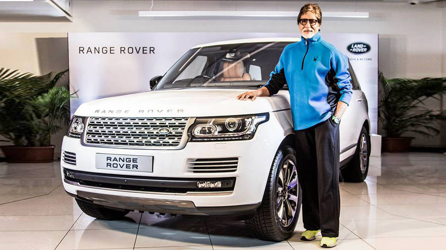 Amitabh Bachchan Range Rover Car Wallpaper