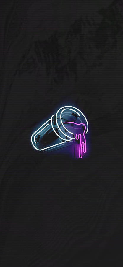 Amoled Android Neon Tumbler Wallpaper