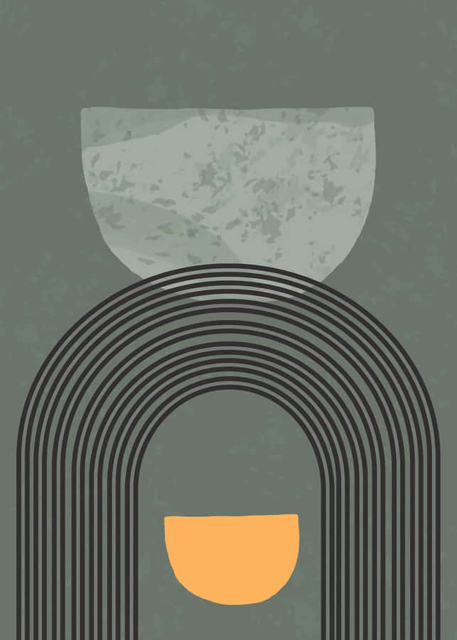 An Abstract Vibrancy Of Boho Art. Wallpaper