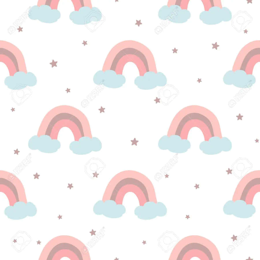 An Adorable Baby Girl In A Pink Onesie. Wallpaper