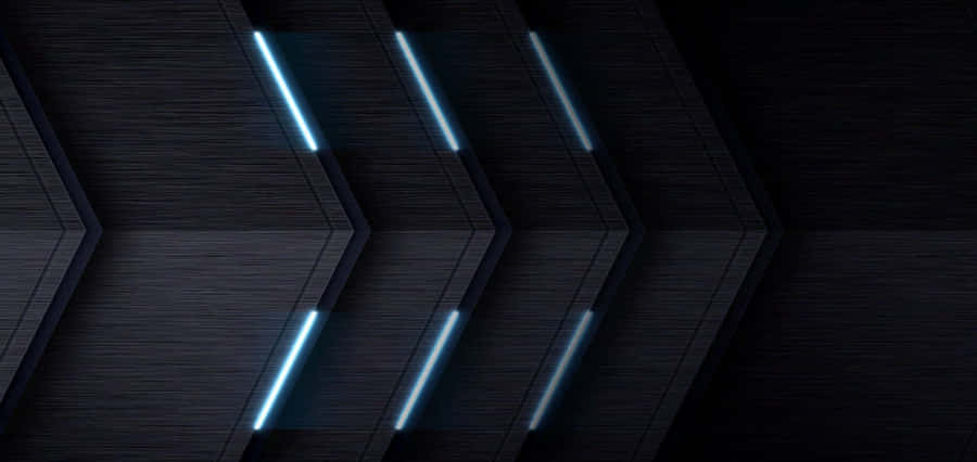 An Aerial View Of A Green Field With Blue Sky Wallpaper