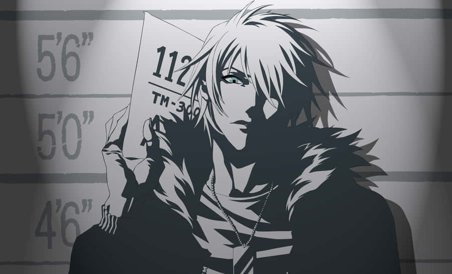 An Anime Boy Standing In The Shadows Wallpaper