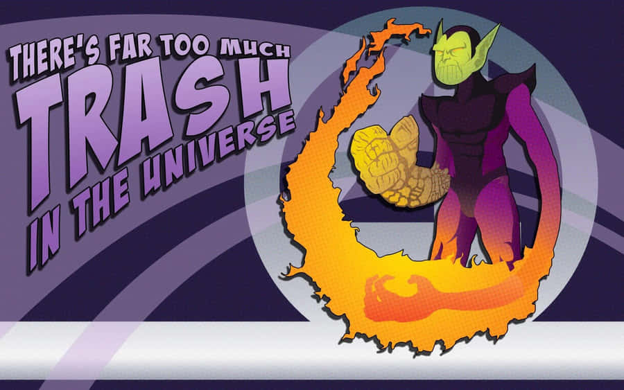 An Army Of Skrulls Armed And Ready For Battle. Wallpaper