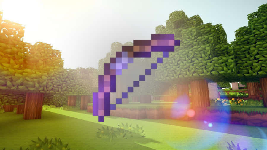 An Array Of Powerful Minecraft Weapons Ready For Action Wallpaper