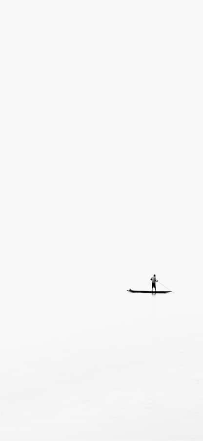 An Elegant Minimalist Black & White Design Wallpaper