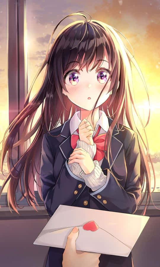 An Empty Lake Surrounded By Fall Foliage Wallpaper