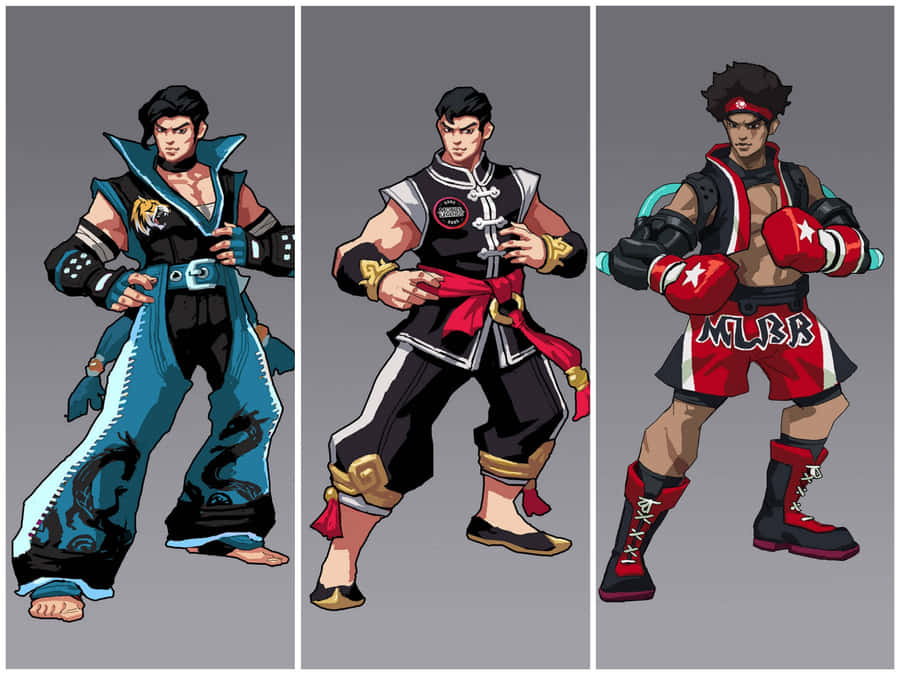 An Energetic Group Of Famous Cartoon Characters Gathering To Compete In An Intense Racing Game Wallpaper