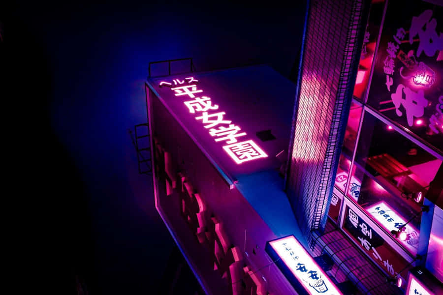 An Exciting Vibe In Osaka, Japan Wallpaper