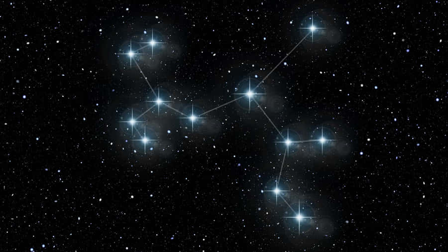 An Illuminating Night Sky Filled With Brilliant Constellations Wallpaper