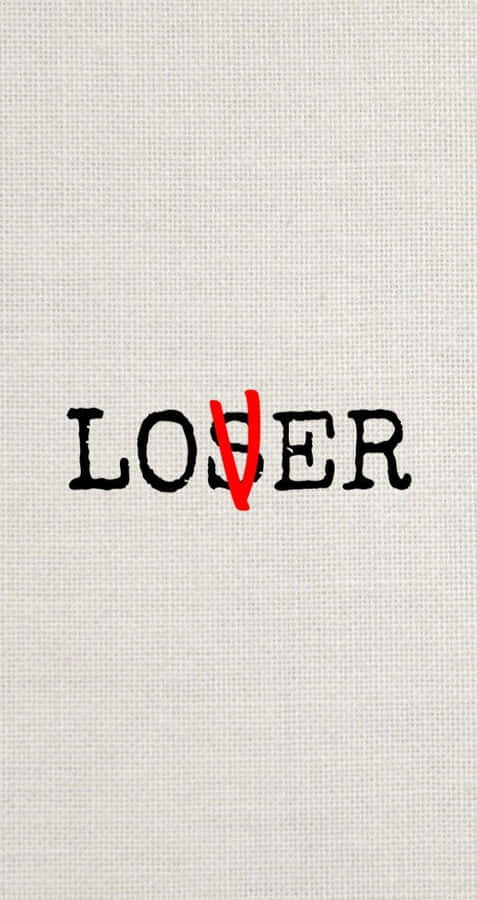 An Illustration Of The Troubling Paradox Of Being A Lover Loser Wallpaper
