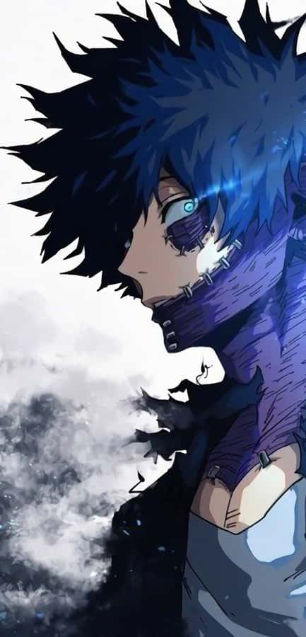 An Intense And Powerful Moment Between Dabi And Hawks In Boku No Hero Wallpaper