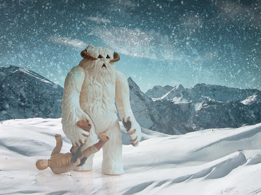 An Intimidating Wampa In All Its Glory Wallpaper