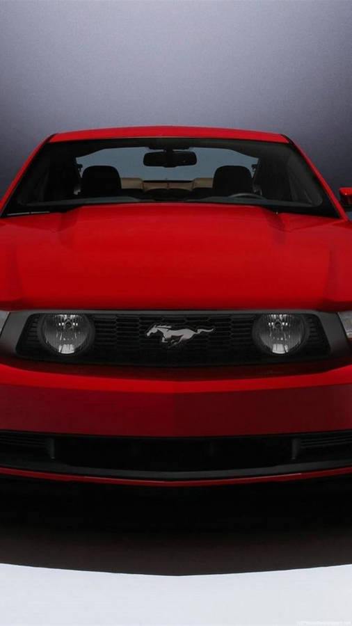 An Iphone Displaying Gps Navigation In A Car Wallpaper