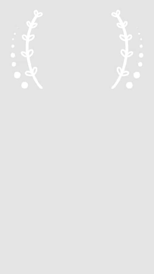 An Iphone Featuring Light Grey Colour Wallpaper