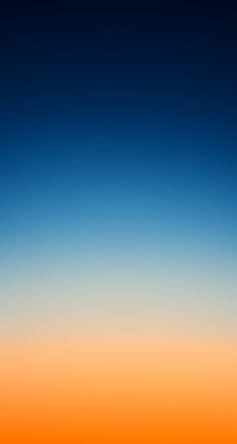 An Orange And Blue Sunset Background Wallpaper