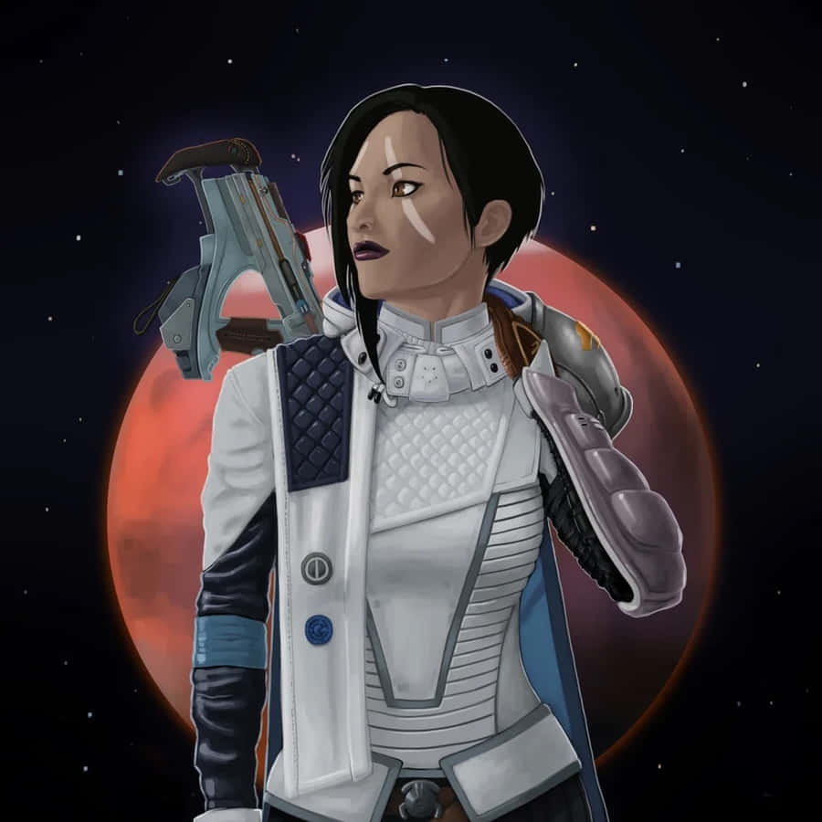 Ana Bray In Her Element On Mars Wallpaper