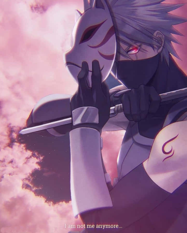Anbu Mask Sad Kakashi Sharingan Wallpaper