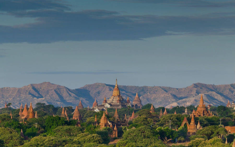 Ancient Bagan City Burma Wallpaper
