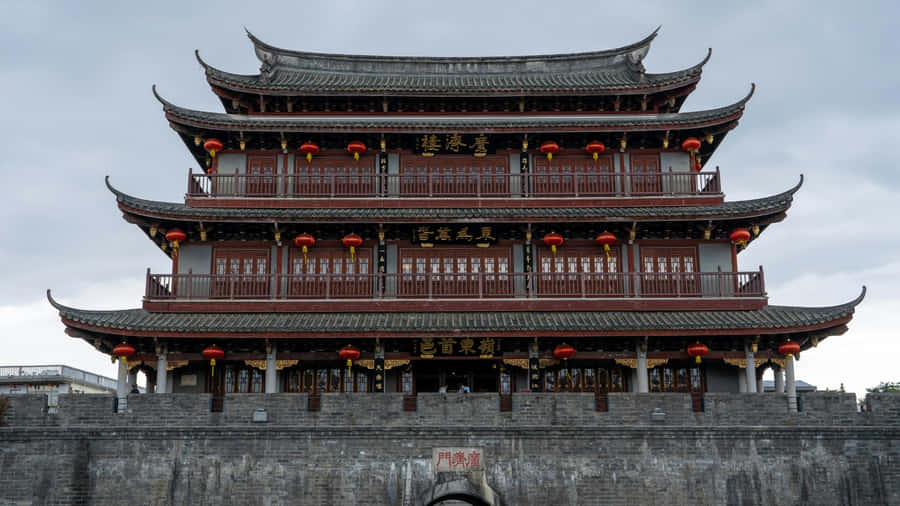 Ancient Chinese Architecture Wallpaper