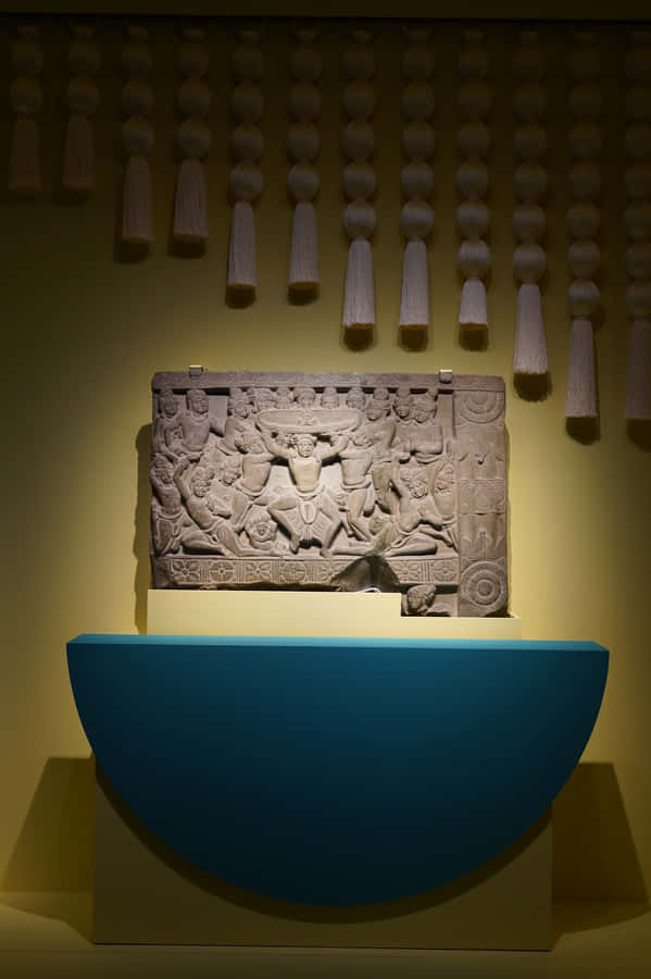 Ancient Relief Exhibit National Museumof Korea Wallpaper
