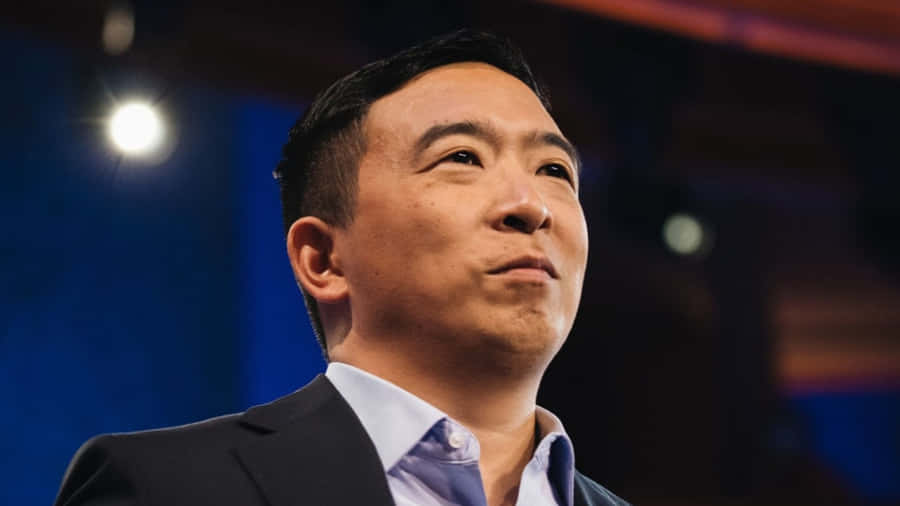 Andrew Yang Candid Shot Wallpaper