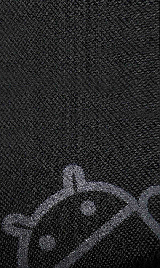 Android Icon In A Minimalist Black Design Wallpaper