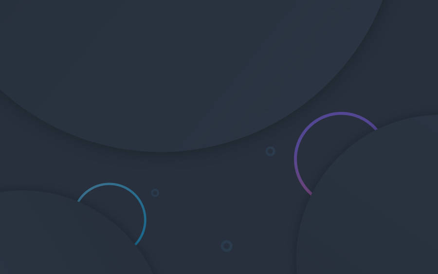 Android Material Design Dark Circles Wallpaper