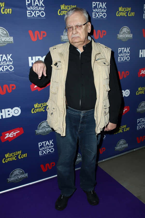 Andrzej Sapkowskiat Event Wallpaper