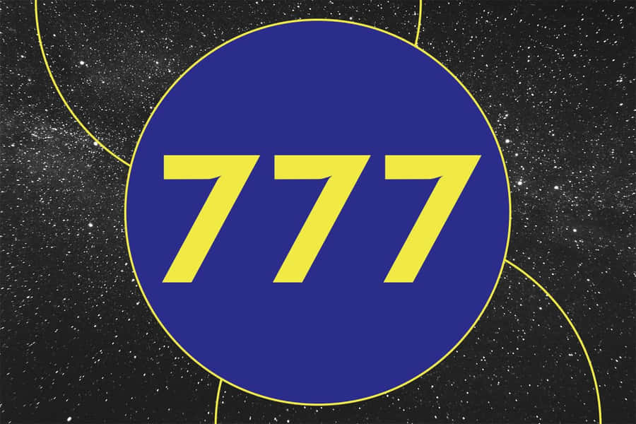 Angel Number777 Cosmic Background Wallpaper