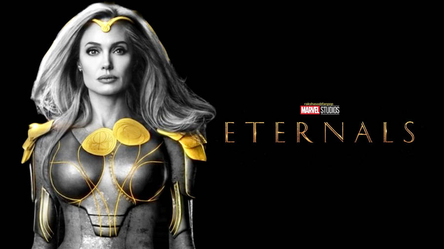 Angelina Jolie Of Eternals Film Wallpaper