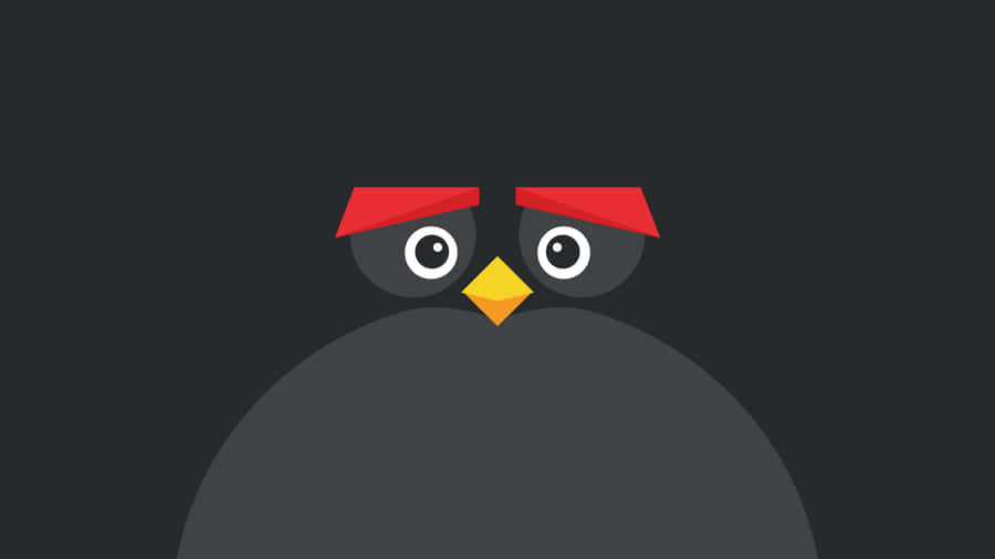 Angry Birds Red Character Icon Wallpaper