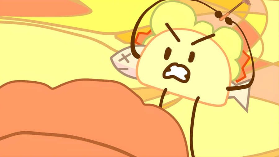 Angry Character In Bfdi Wallpaper