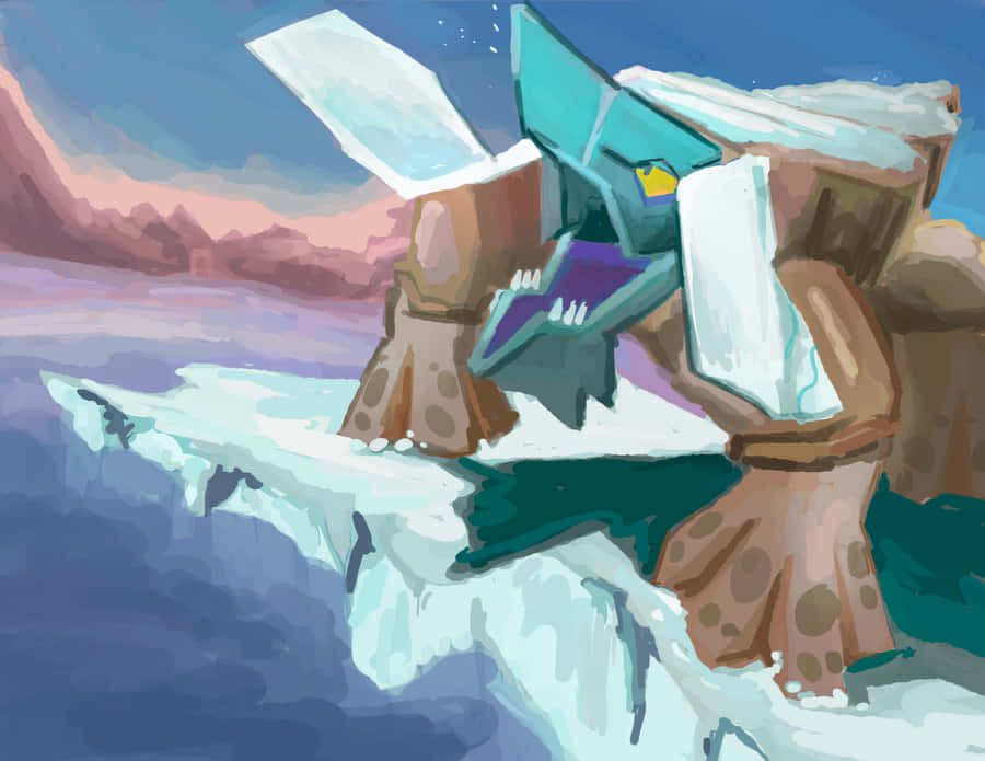 Angry Hisuian Avalugg Wallpaper