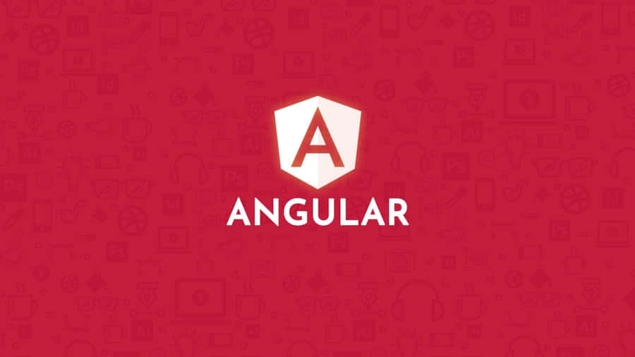 Angular Red Logo Wallpaper