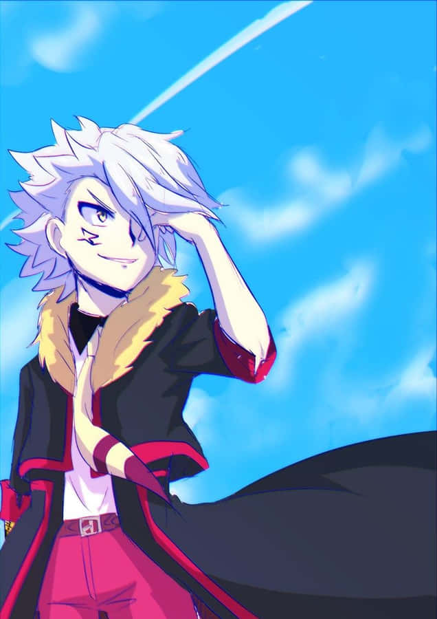 Animated Character Suoh Genji Smirk Wallpaper