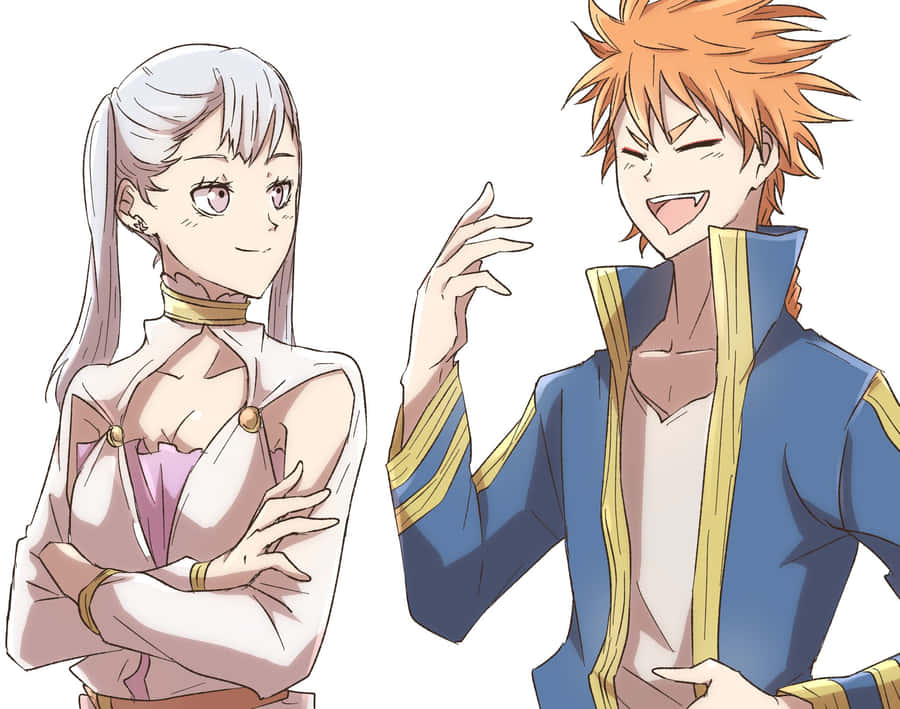 Animated Characters Laughingand Posing Wallpaper