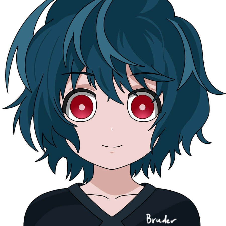 Animated Characterwith Red Eyes Wallpaper