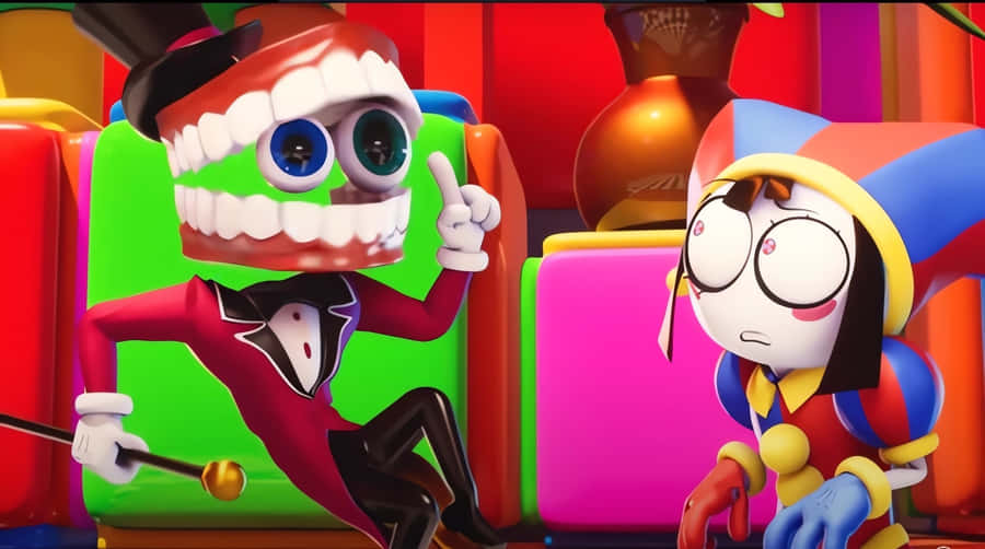 Animated Circus Characters Discussion Wallpaper