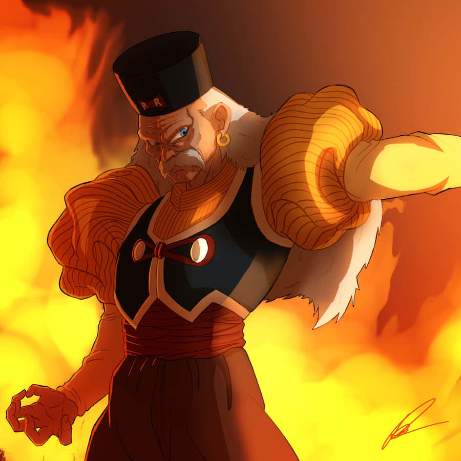 Animated Dr Gero Fan Art Wallpaper