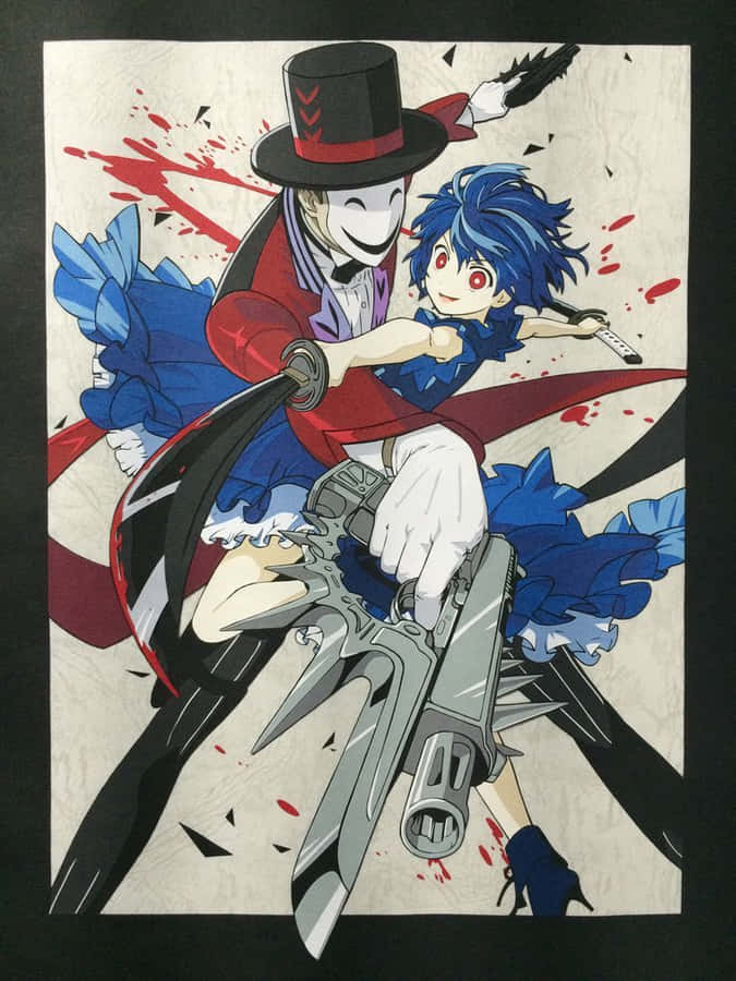 Animated_ Duel_with_ Scythe_and_ Gun Wallpaper