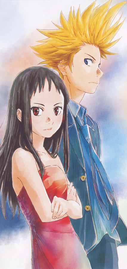 Animated Duo Emiand Blonde Character Wallpaper