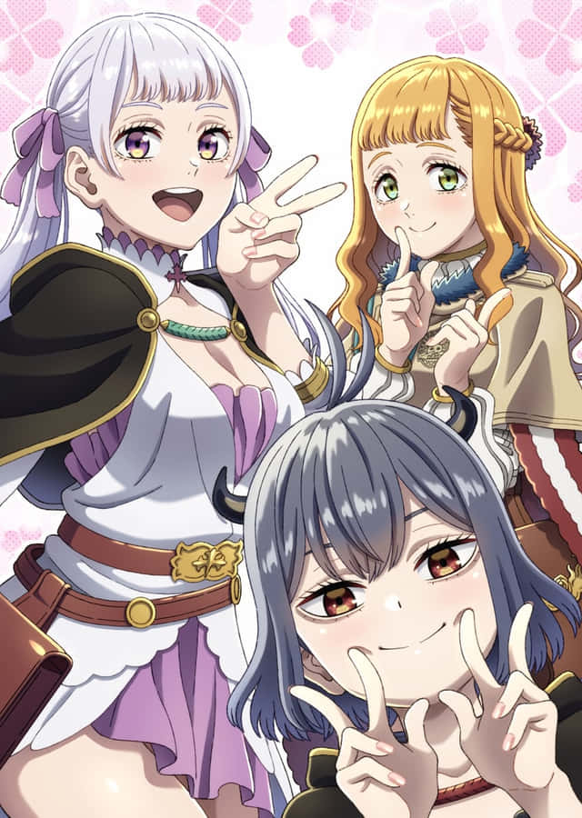 Animated Magic Knights Trio Wallpaper