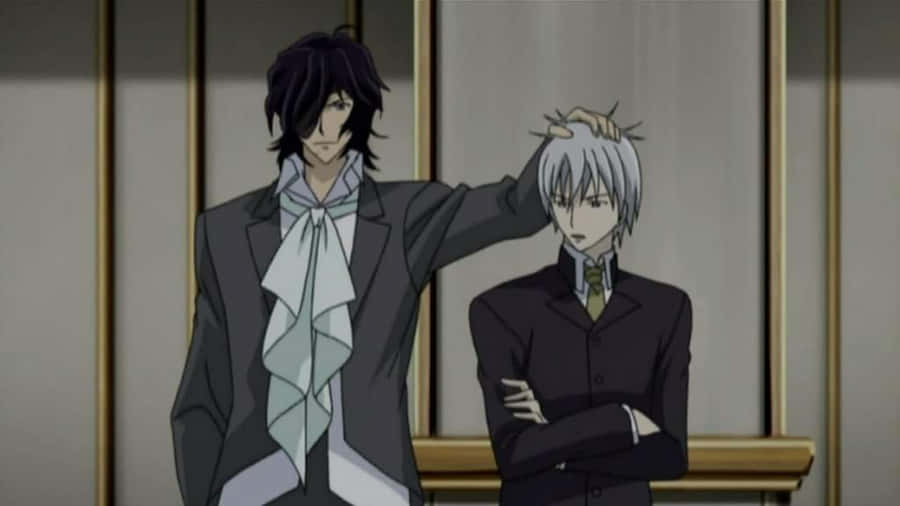 Animated Mentorand Student Interaction Wallpaper