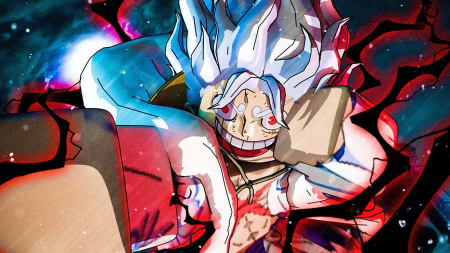 Animated Pirate Warrior Energy Aura Wallpaper