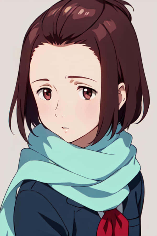 Animated Satomi Murano Portrait Wallpaper