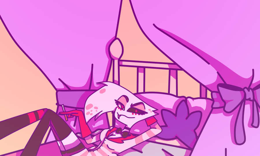 Animated Spider Demon Resting Wallpaper