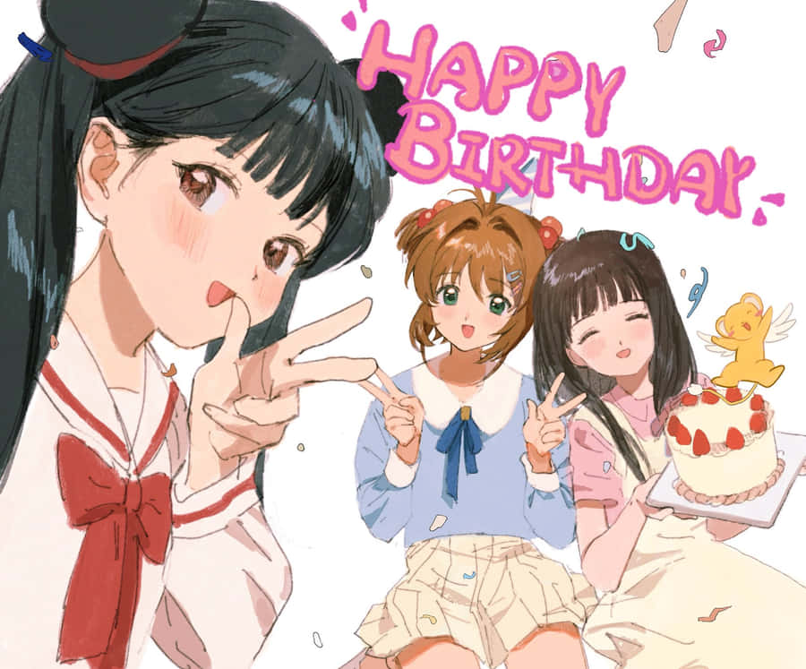 Anime Birthday Celebration Wallpaper